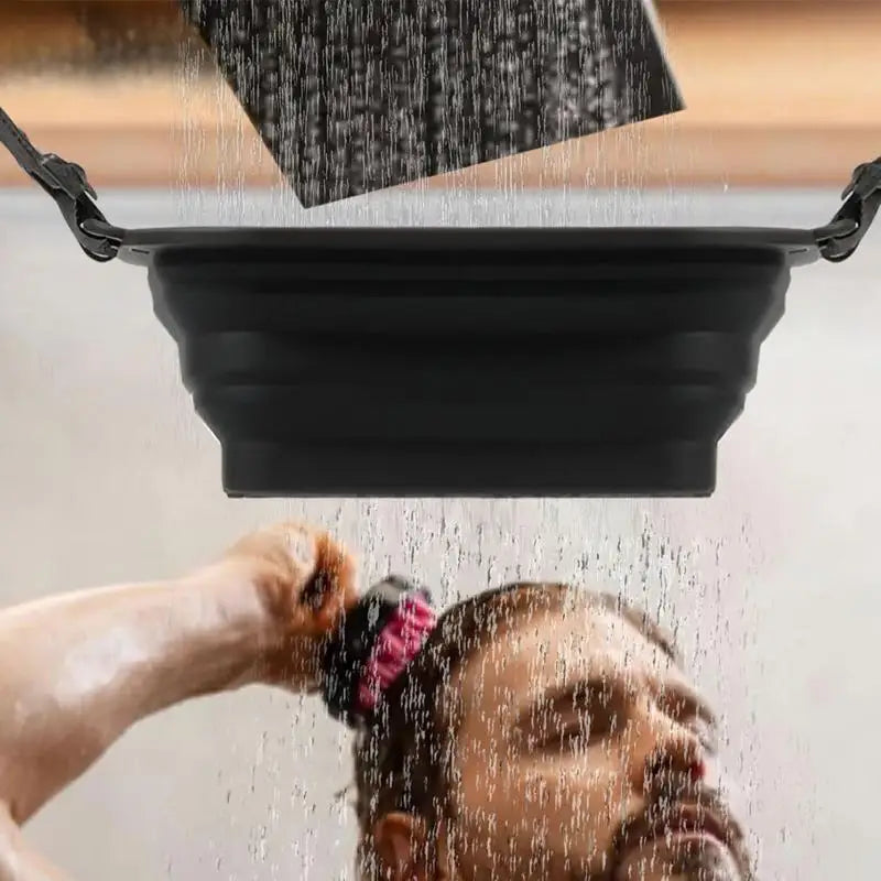 Ice Filtering Showerhead Filter Shower Rain Shower Filter Shower Ice Bath Folding Portable Cooling Showerhead Household