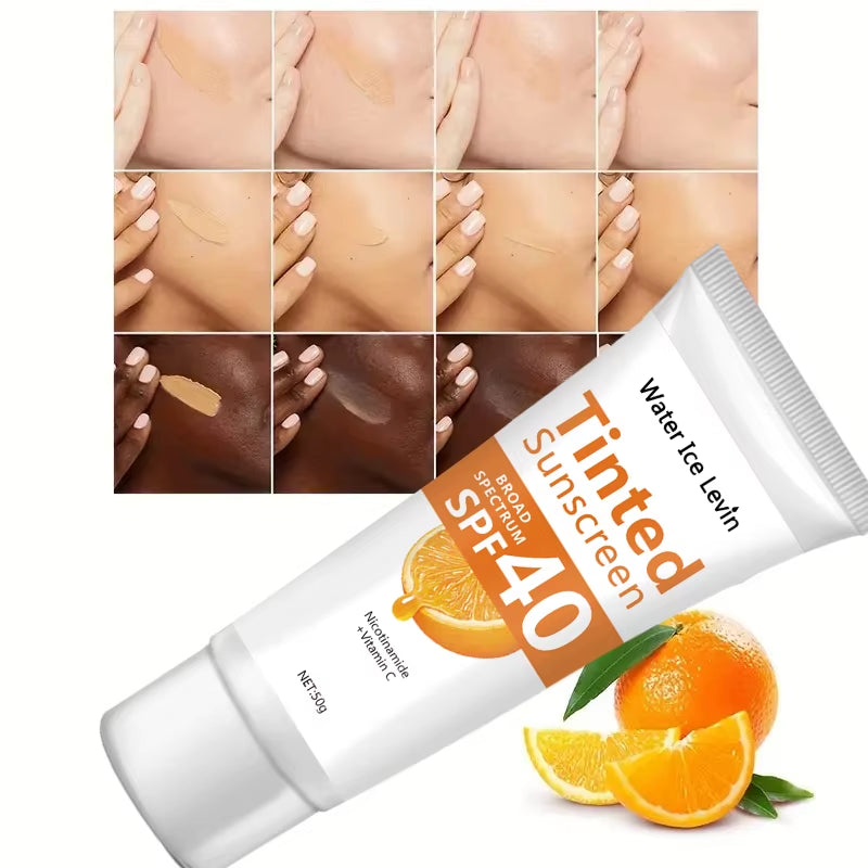 Orange Sunscreen Sunscreen Lotion Sunscreen Skin Care Cream Sunscreen Whitening Facial Moisturizer Anti-Aging Oil Control
