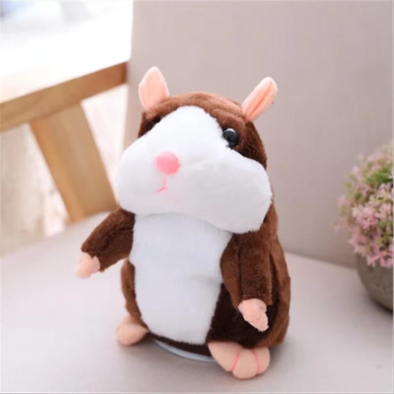 15Cm Talking Hamster Kid Toys Plush Stuffed Animal Sweet Speak Sound Recording Repeat Plush Kawaii Hamster Animal Toys