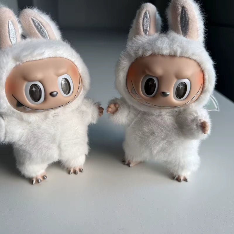 Zimomo Replica Cute Labubu Keyring Kawaii Backpack Decoration Labubu Keychain Kids Toys Surprise Christmas Gift Labubu Replica