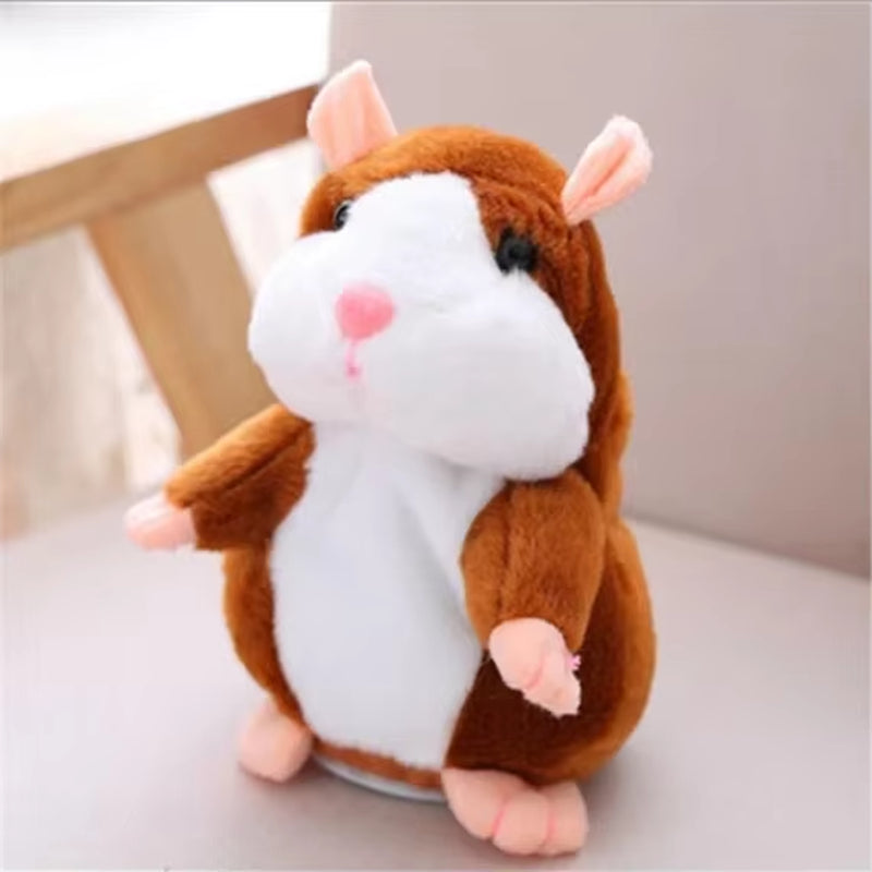15Cm Talking Hamster Kid Toys Plush Stuffed Animal Sweet Speak Sound Recording Repeat Plush Kawaii Hamster Animal Toys