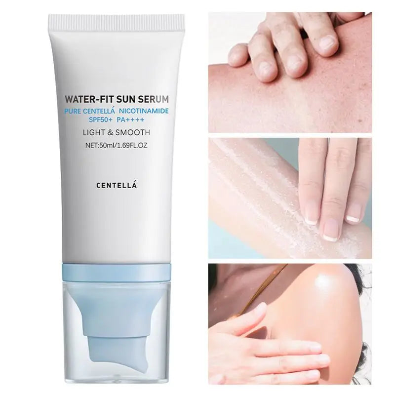 Centella Sunscreen SPF 50 Centella Asiatica No Sticky Refreshing Sunscreen 50Ml Sunscreen Essence for Dry Oily Sensitive Skin