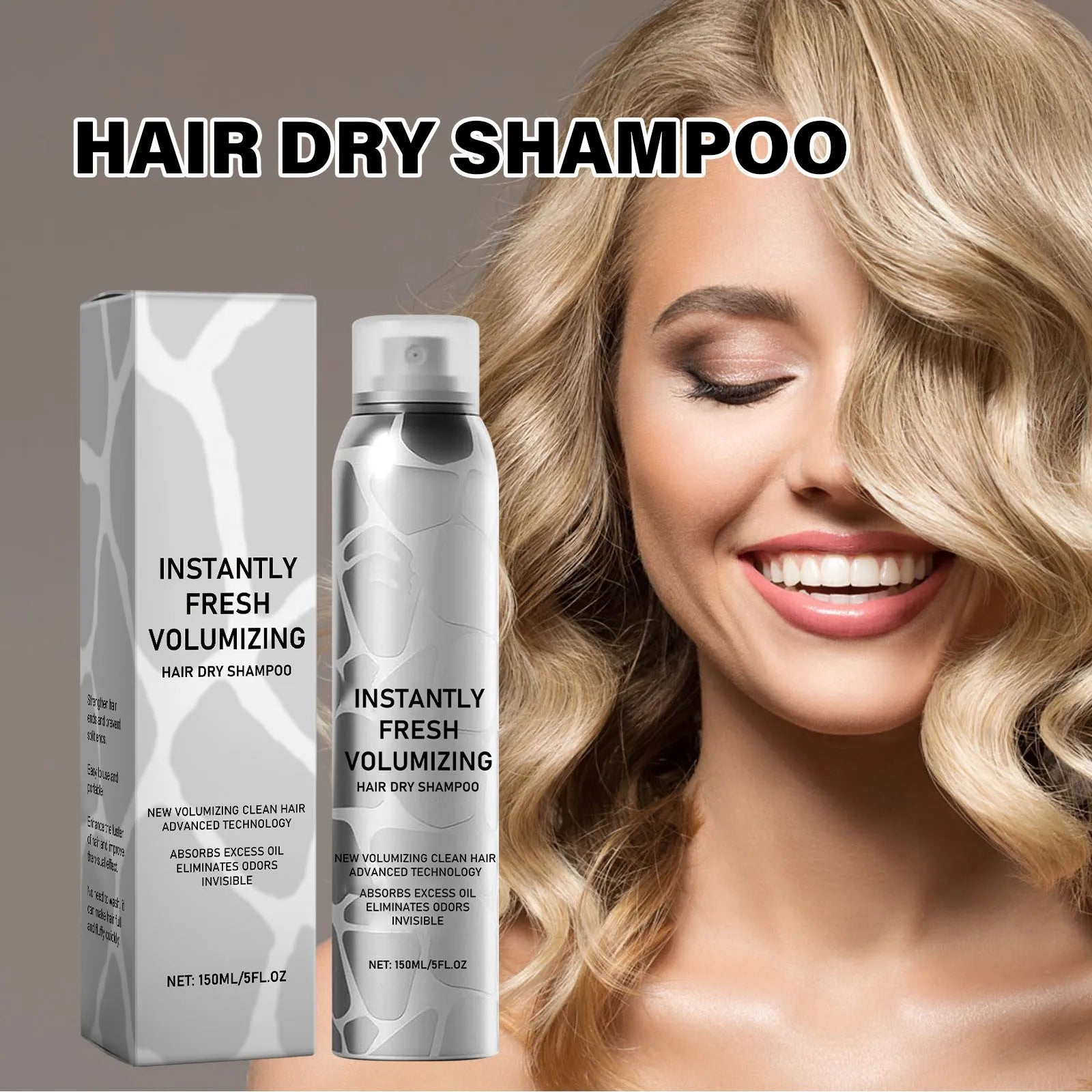 Instantly Fresh Volumizing Hair Dry Shampoo Volumizing Dry Shampoo Natural Dry Shampoo Volumizing Spray150Ml