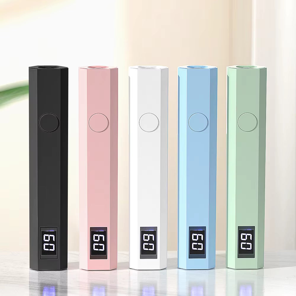 YIKOOLIN Convenient Handheld Nail Dryer Lamp UV/LED Nail Curing All Gel Polish Nail Art Tool USB Rechargeabl Quick Dry Nail Lamp