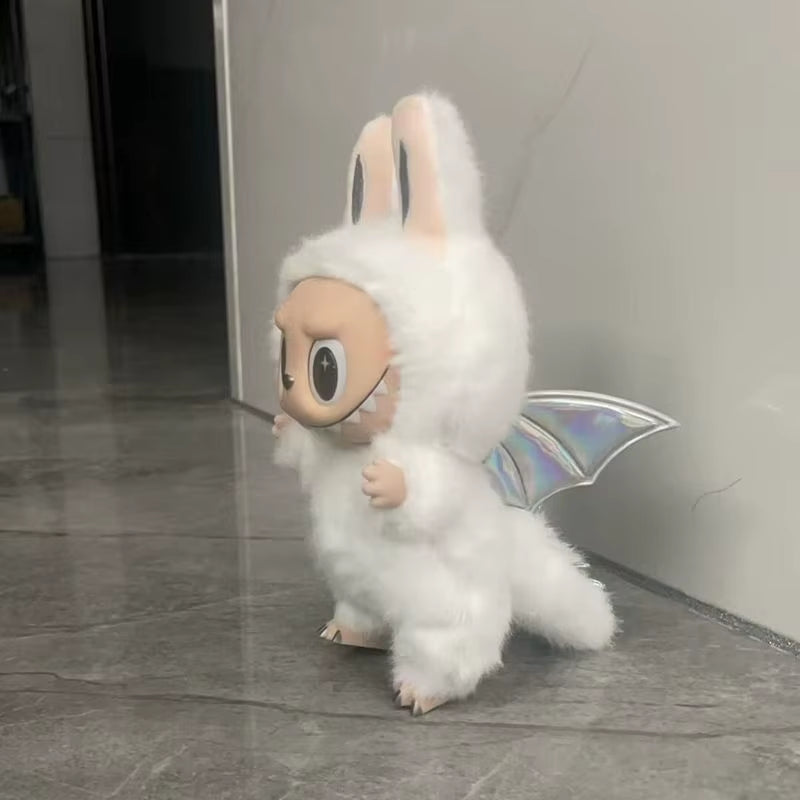 Zimomo Replica Cute Labubu Keyring Kawaii Backpack Decoration Labubu Keychain Kids Toys Surprise Christmas Gift Labubu Replica