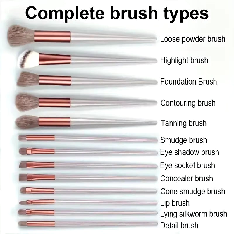 Makeup Brush Set Soft Fluffy Professiona Cosmetic Foundation Powder Eyeshadow Kabuki Blending Make up Brush Beauty Tool Makeup
