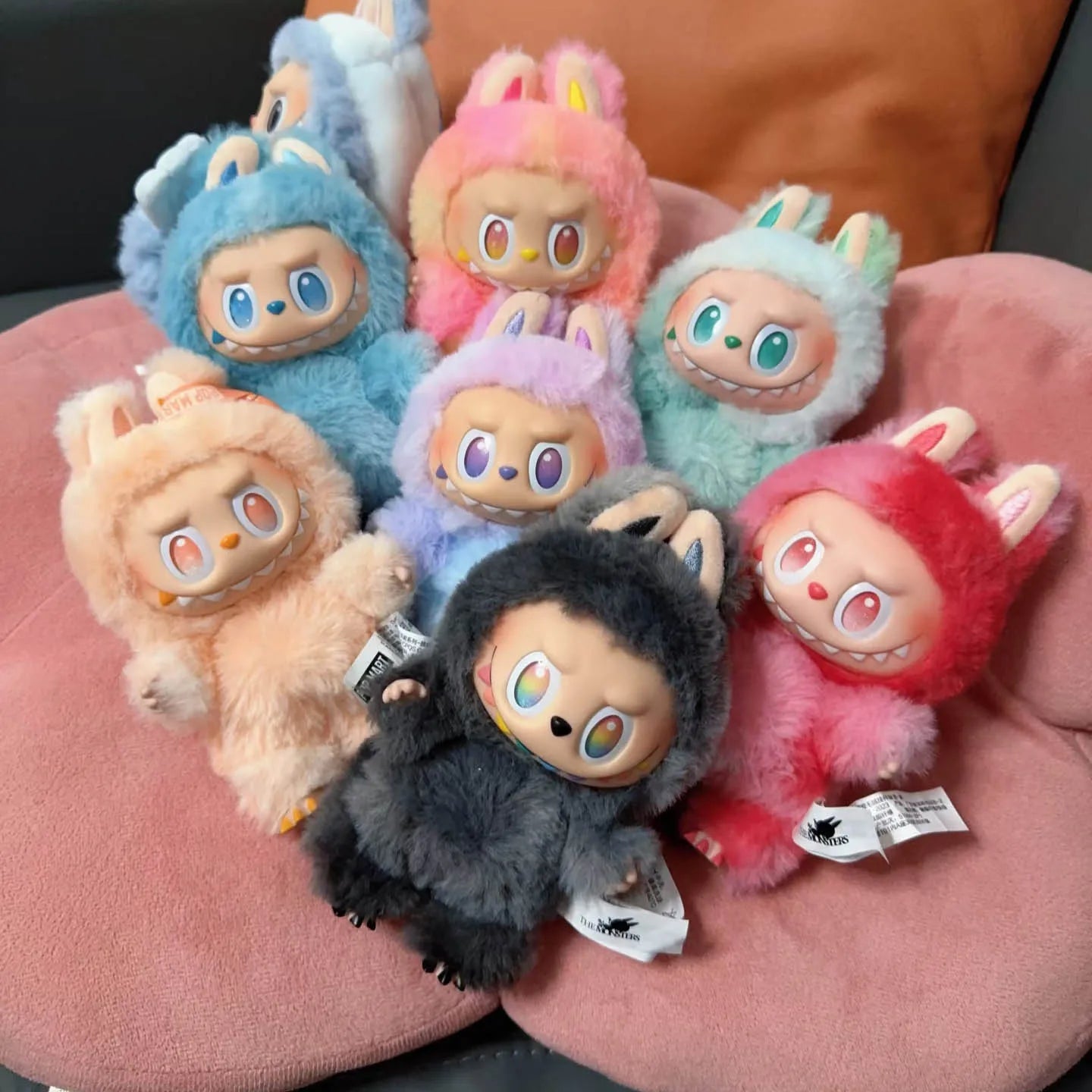 Original Popmart Labubu V3 Blind Box into Energy the Monsters Pendant Action Figure Genuine Version Labubu Doll Anime Figurine