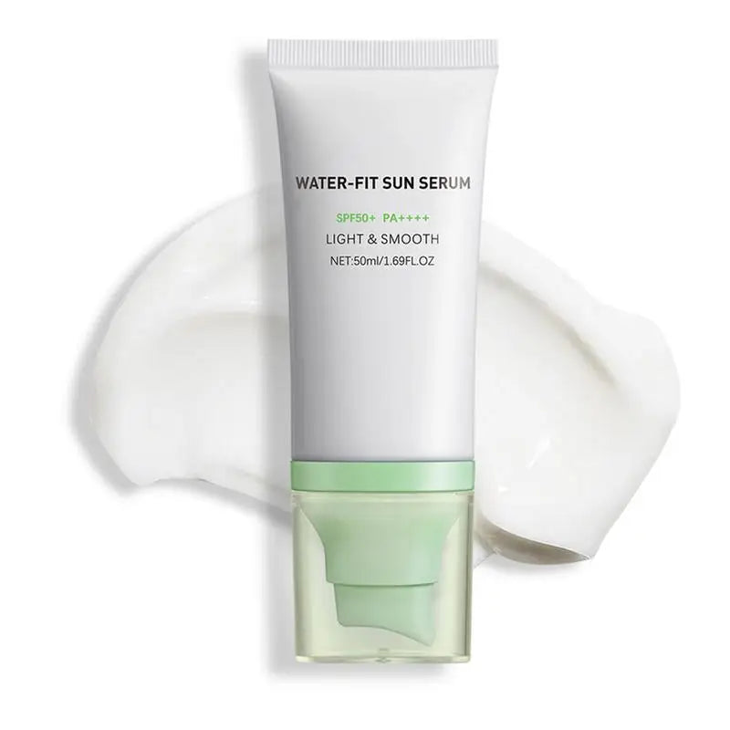 Spf 50 Sunscreen Sun Serum Moisture Skin Strong Sunscreen Hyaluronic Acid Snow Grass No Sticky Refreshing Sunscreen for All Skin