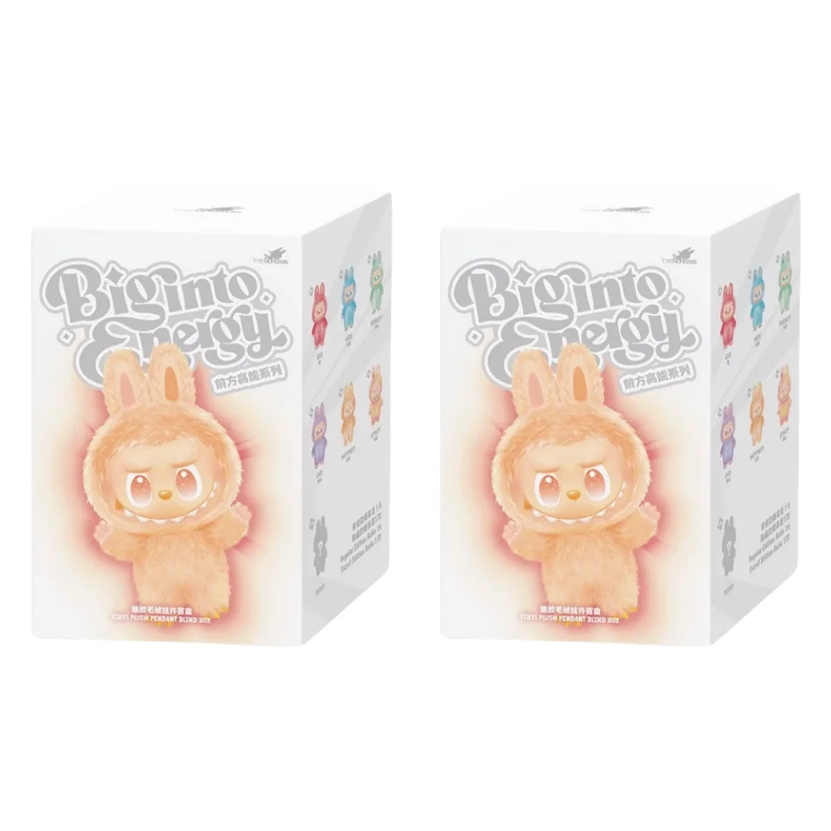 Original Popmart Labubu V3 Blind Box into Energy the Monsters Pendant Action Figure Genuine Version Labubu Doll Anime Figurine