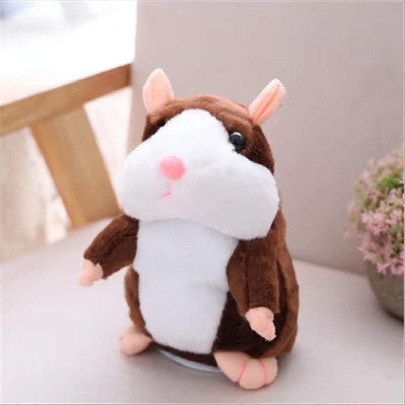 15Cm Talking Hamster Kid Toys Plush Stuffed Animal Sweet Speak Sound Recording Repeat Plush Kawaii Hamster Animal Toys