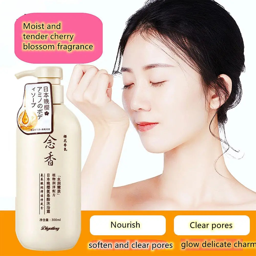300ML Japanese Shampoo and Conditioner & Body Wash, Amino Acid Fragrant Japanese Shampoo, Japan Evening Shampoo Hair Care