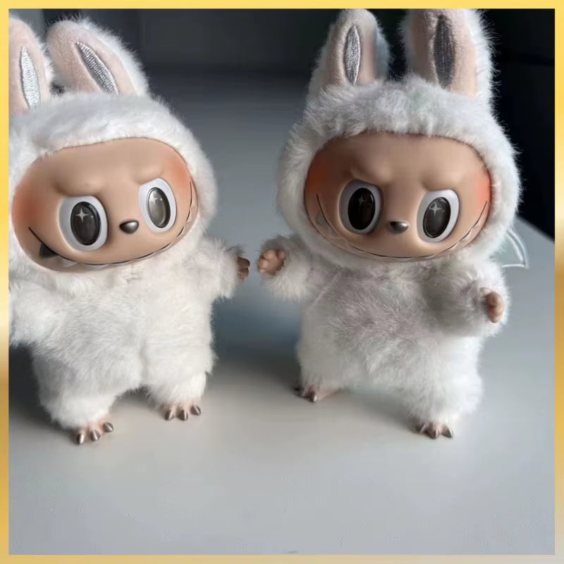 Zimomo Replica Cute Labubu Keyring Kawaii Backpack Decoration Labubu Keychain Kids Toys Surprise Christmas Gift Labubu Replica