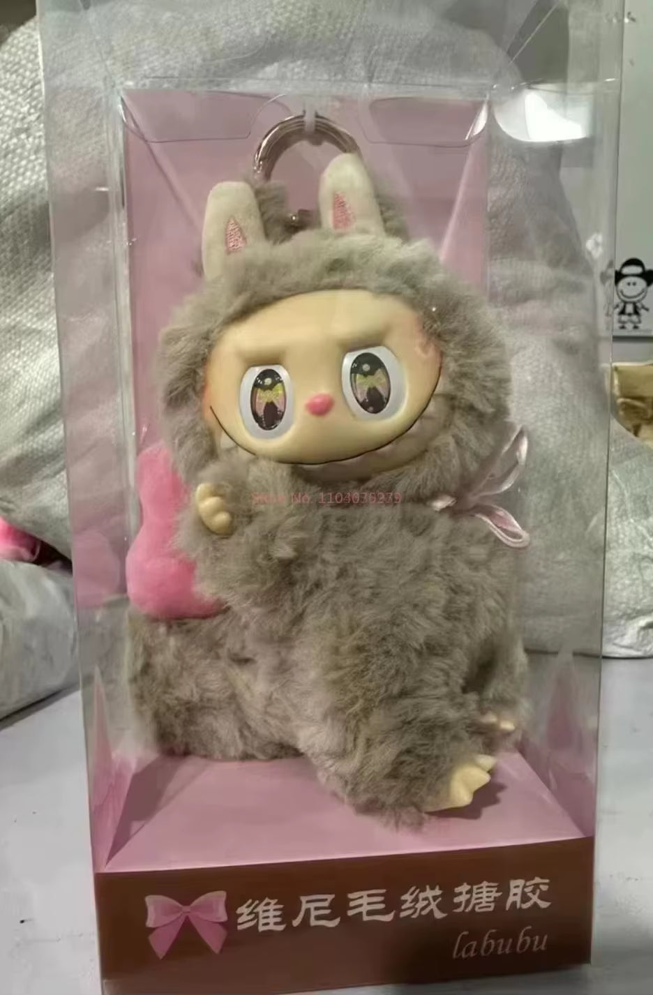 2024 Butterfly Eyes Change Baby 1:1 Labubu Second Creation Change Baby Bear Labubu Big Bow Cute Doll Girls Toy Festival Gift