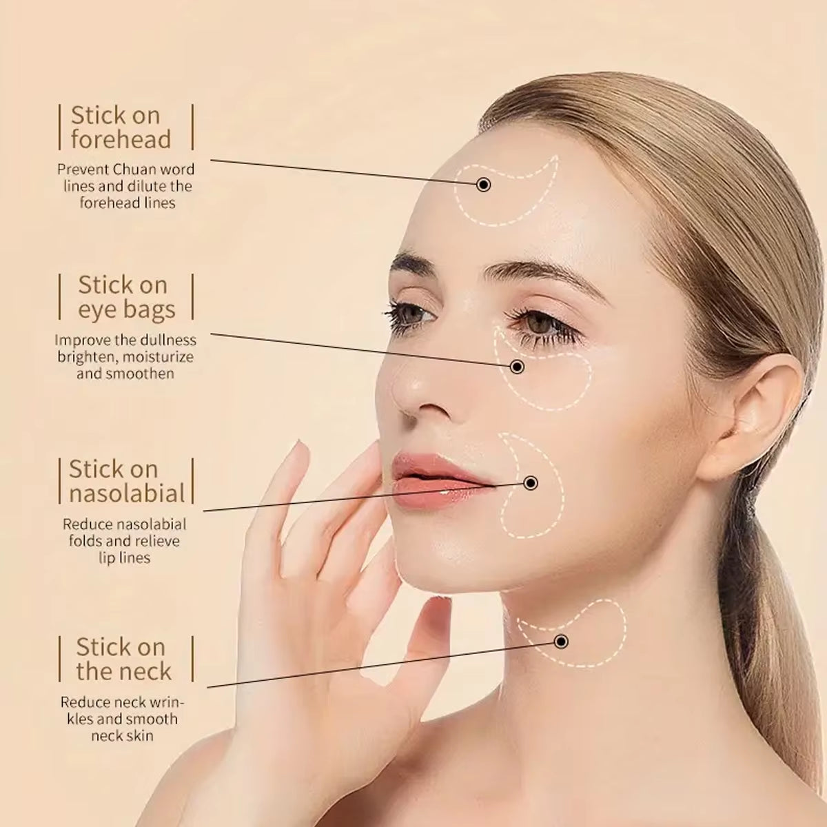 60Pcs Aloe Vera Collagen Eye Mask anti Dark Circles Eyes Bags Moisturizing Anti-Wrinkles Eye Patches Eyes Skin Care Products