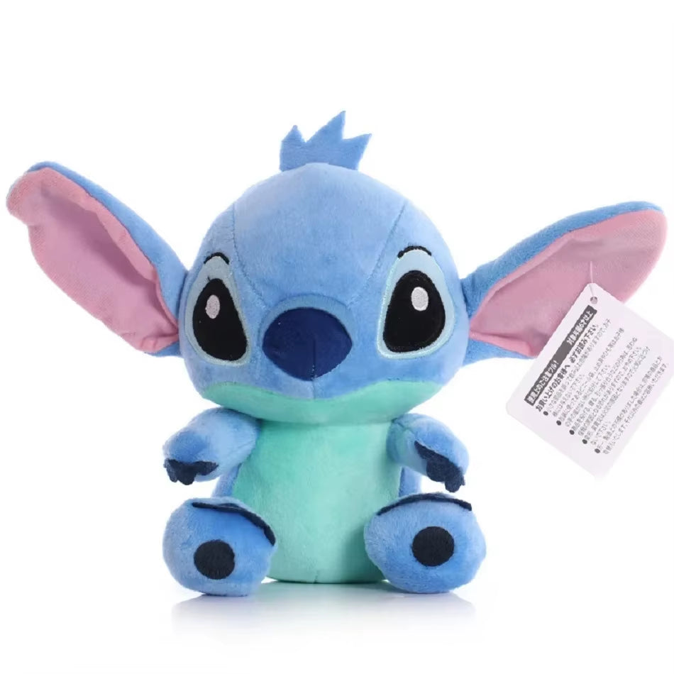 20Cm Original Plush Stitch Baby Movie Cartoon Model Doll Children Action Figures Stuffed Toys Pendant Gifts