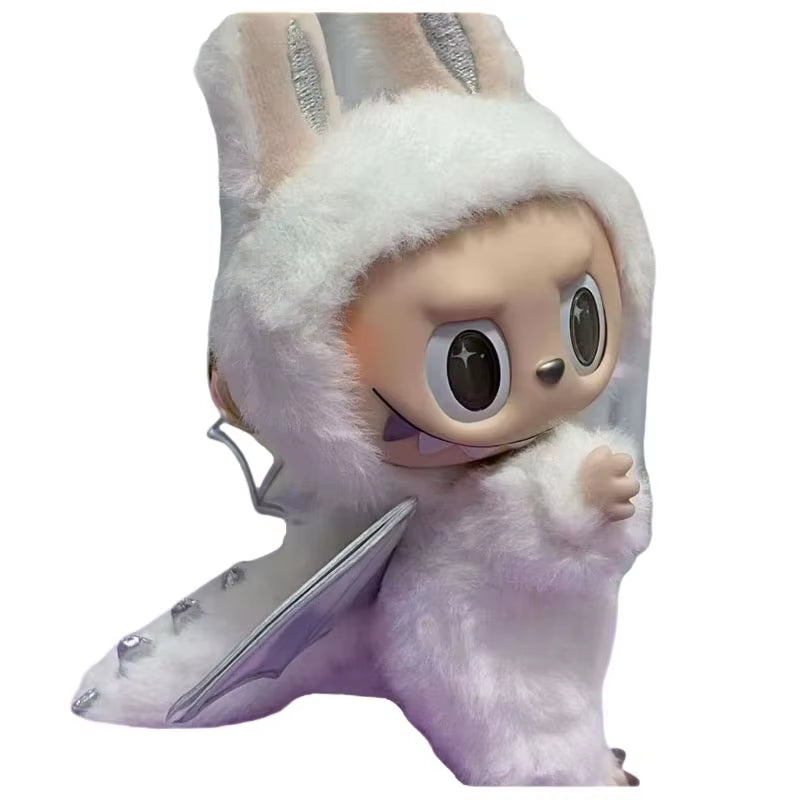 Zimomo Replica Cute Labubu Keyring Kawaii Backpack Decoration Labubu Keychain Kids Toys Surprise Christmas Gift Labubu Replica