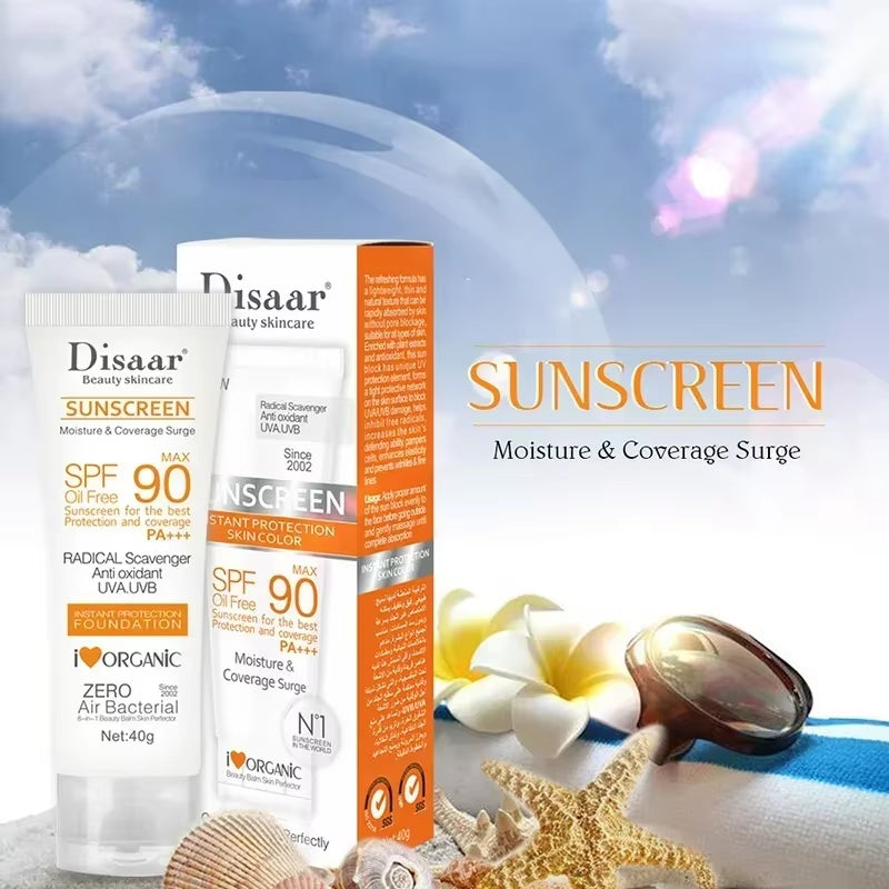 Facial Body Sunscreen Sun Cream Sunblock Oil Control Body Protector Solar Lotion Protective anti Sun Protection Skin Care SPF90